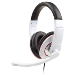 Gembird MHS-001-GW auricular y casco Auriculares Alámbrico Diadema Llamadas/Música Blanco