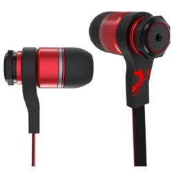 Ozone TriFX Auriculares Alámbrico Dentro de oído Llamadas/Música Negro, Rojo