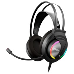 Krom Kappa Auriculares Alámbrico Diadema Juego Negro